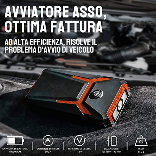 Arrancador-de-Coches-800A-18000mAh-Arrancador-Bateria-de-Coche-Hasta-70L-Gas-55L-Motor-Diesel-LCD-Pantalla-Muestra-Capacidad-de-Bateria-Con-4-Modos-Luz-USB-Puerto-Dual-Rapida-QC30