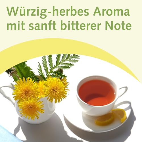 Weltecke Bio-Löwenzahn-Tee lose 250 g | Löwenzahnwurzel & Blätter getrocknet, geschnitten | In Deutschland hergestellt | Würzig-herber Kräuter-Tee I Sanft bittere Note I Organic Dandelion Tea