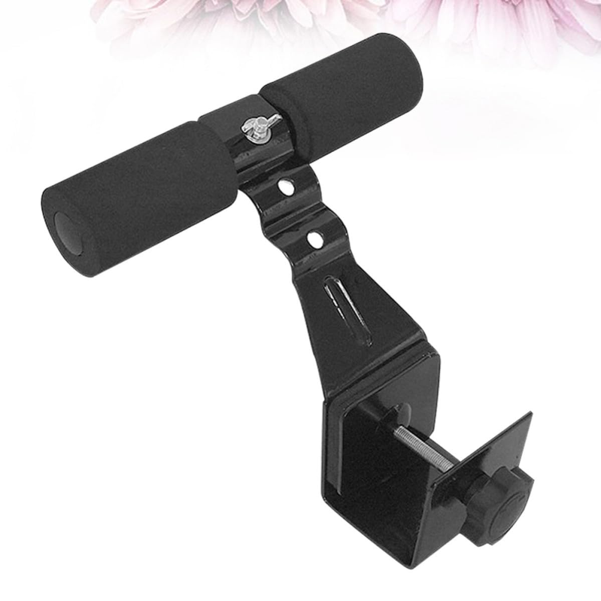 Tür Sit Up Trainer Tragbar für Indoor Bauchtraining, Schwarz