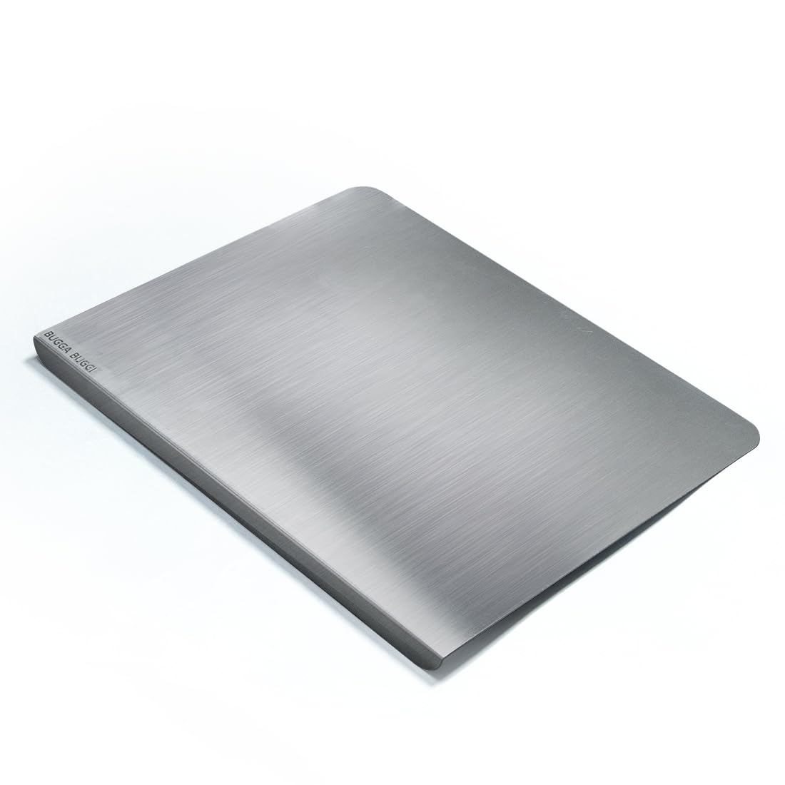 Bugga-Buggi | 304 Stainless Steel Counter top Cutting Board for Kitchen | Chopping Board for Cutting Vegetables, Meat, Fish, Fruits | Non Slip | Rust Proof | Easy to use | 40 X 30 cm |