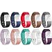 HWHMH Adjustable Replacement Sport Strap Band for Fitbit Charge 2 Fitness Watch, Classic, 12 Colors (01-10PCS Bands, Wrist 5.5"- 8.1")
