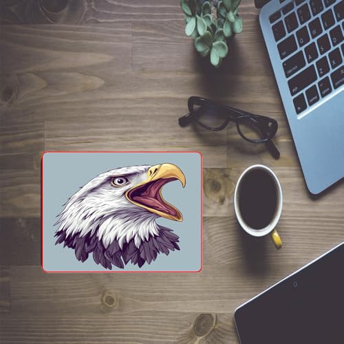 Image of Shivor Mouse Pad with Non Slip Rubber Base | Desk Mat with Smooth Cloth Surface | Speed and Precision Mouse Control | Suitable for Laser and Optical Mouse | for Laptop and PC Use