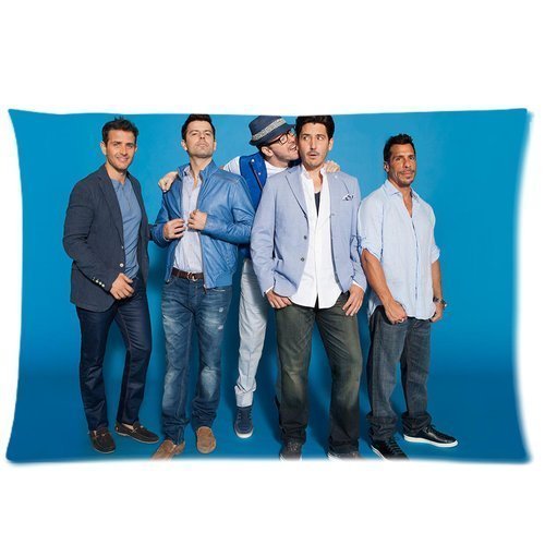 Green-Store Custom New Kids On The Block Home Decorative Pillowcase Pillow Case Cover 20*30 Two Sides Print-image-3