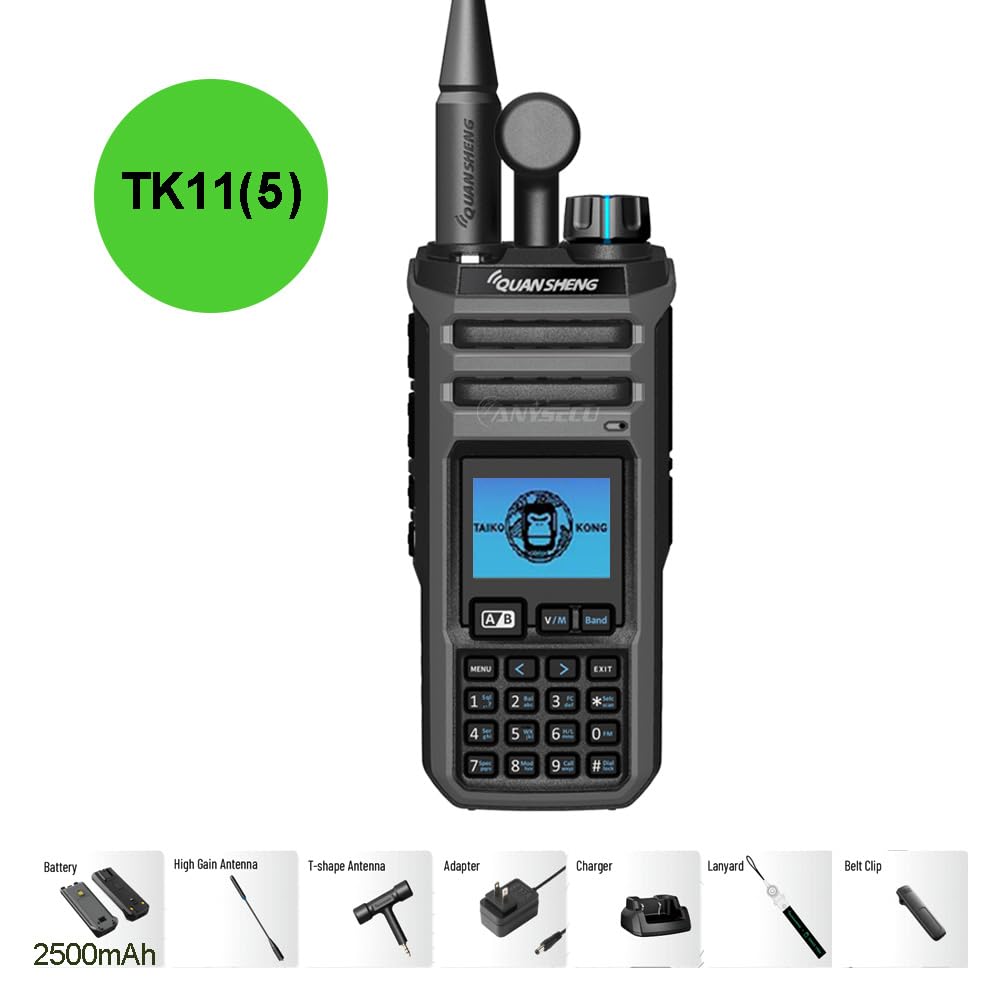 Amazon.com: Quansheng TK11(5) Dual Band Walkie Talkie - 10W High