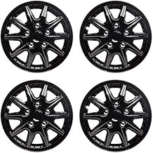 TopTech Revolution 14 Inch Wheel Trim Set Gloss Black Set of 4 Hub Caps Covers