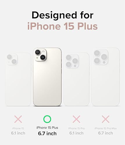 Miniatura 2 de Ringke Air - Funda compatible con iPhone 15 Plus, delgada, transparente, flexible, ligera, delgada para mujeres, hombres, transparente