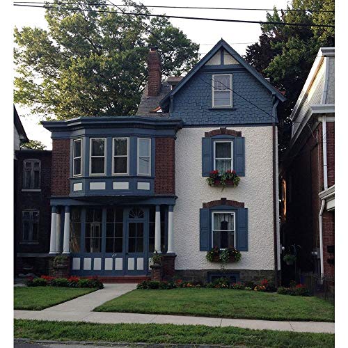 Ekena Millwork LP2S12X03500BL Standard Two Equal Panel Vinyls, Raised Panel Vinyl Shutters thumb #14