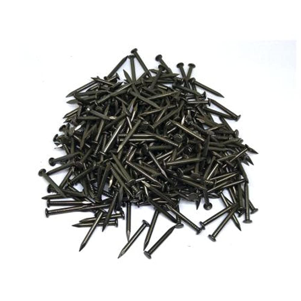 Clavos de ferretería, clavos de acero para ladrill Clavos de cemento especiales negros, clavos pared, pequeños acero for tablas madera, largos, grapas fijas - 5 * 150 8 piezas(4.8 * 100 * 10pcs)