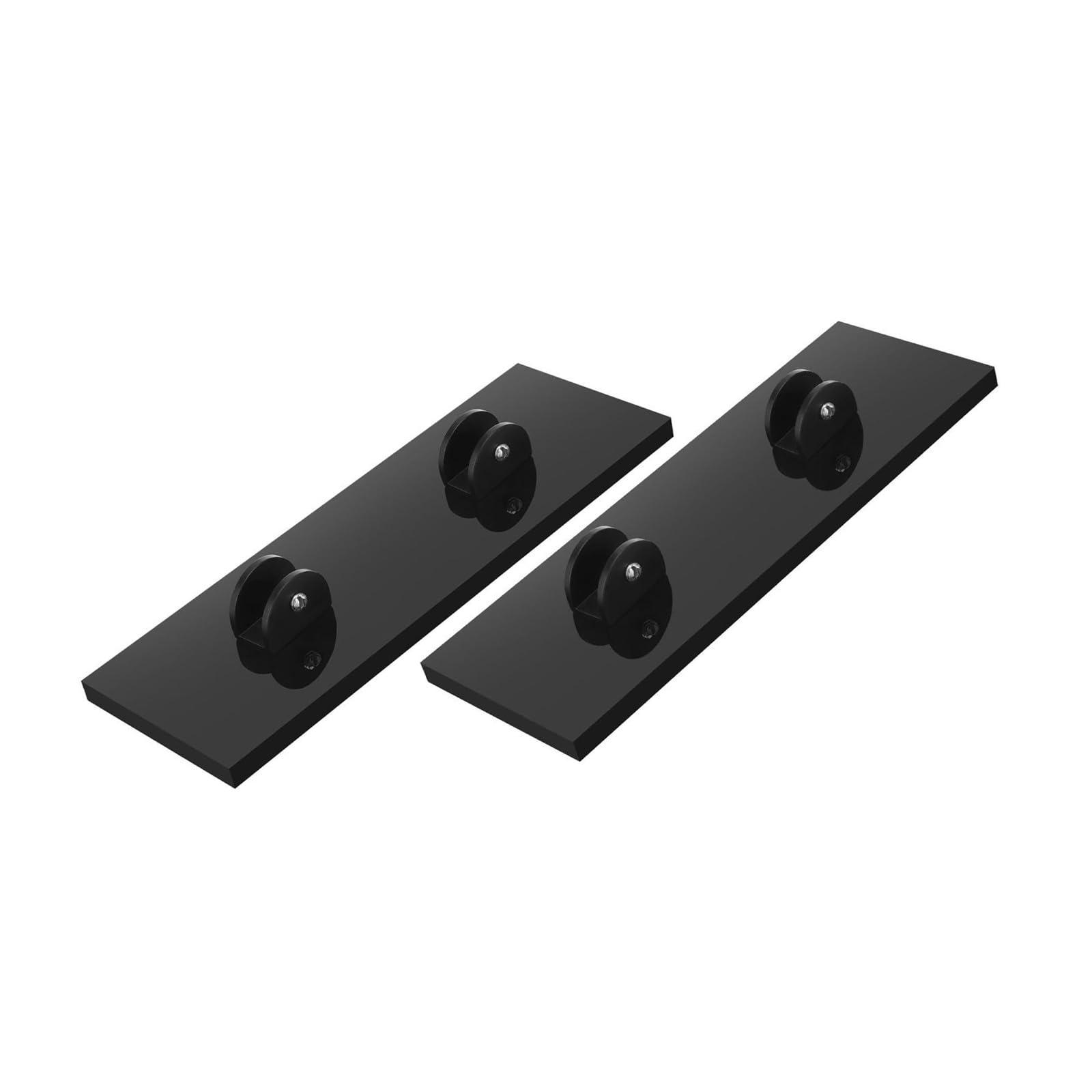 HENYGEN 2 Pieces Glass Tabletop Display Holders for Showcasing Collectibles Photos and Small Art Pieces Simple Display Stand