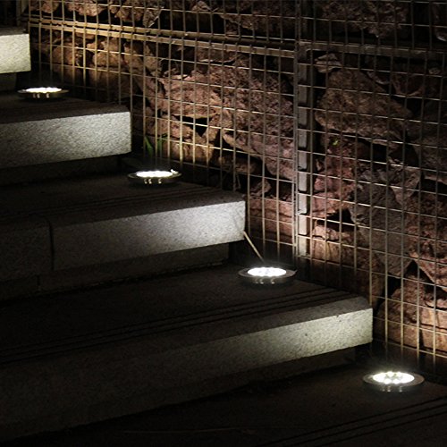 Festnight Tomshine Energia Solar Gramado À Prova D 'Água Da Lâmpada 4 Pacote de Sensor de Luz Sensí