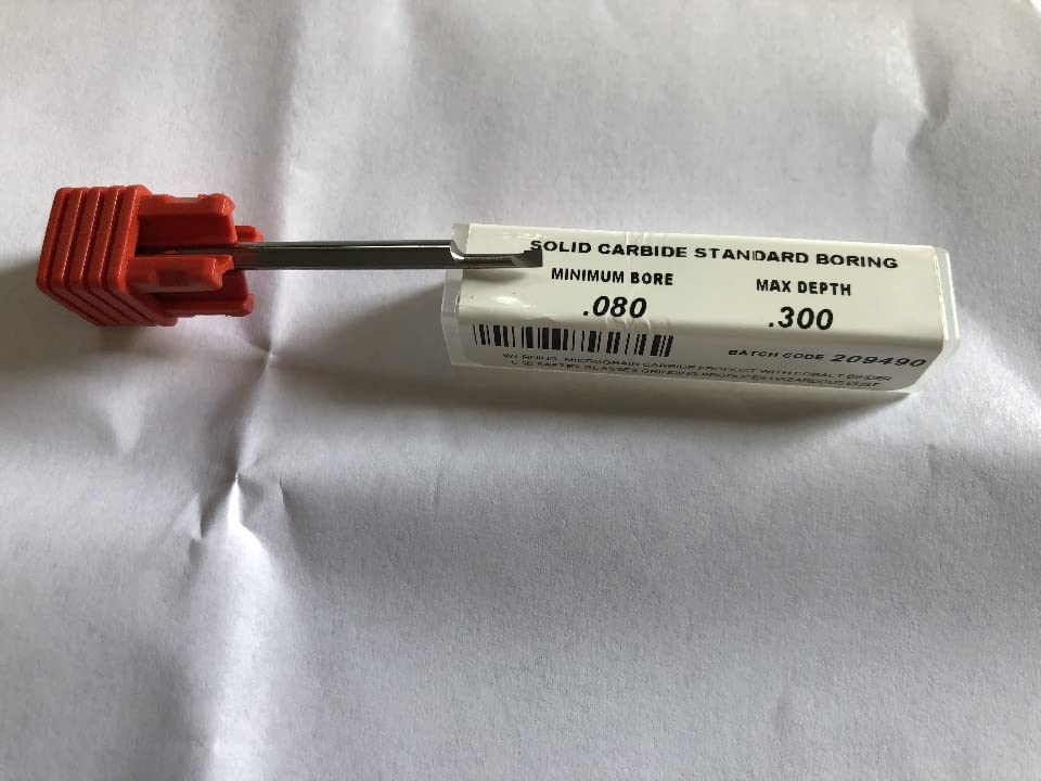 New 1/8" Solid Carbide Boring Bar ABB-080300 .080" Minimum Bore