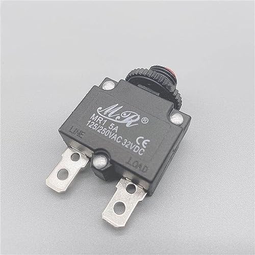 ZXTIIEUF Disyuntor 2A 3A 5A 6A 7A 8A 10A 15A 20A Disyuntor Protector de sobrecarga Interruptor Fusible(Motor with Bracket,8A)