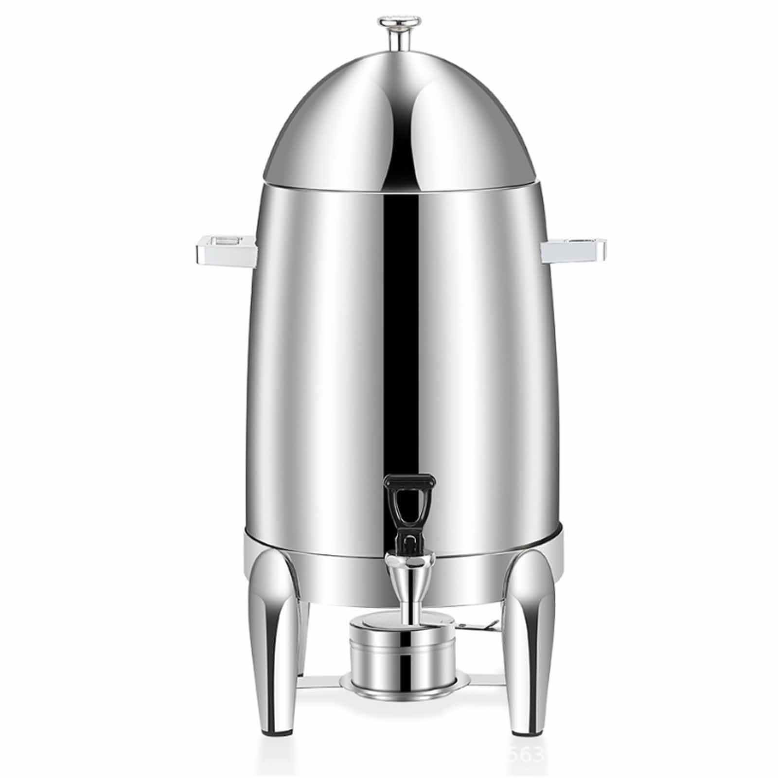 Distributore di Bevande da 5 Galloni per Bevande Calde E Fredde, con Contenitore per Il Ghiaccio E Riscaldatore, con Supporto a 4 Gambe, per caffè, Cioccolata, Succhi di Frutta, tè