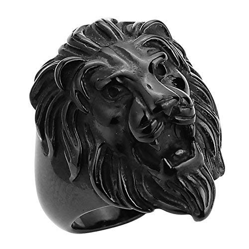 Nawani Stainless Steel Roaring Lion Head Unique Design Ring For Men And Boys, Size Free. - Free Size (B083VT5HW6) Amazon Price History, Amazon Price Tracker