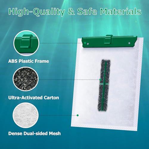 Image of [Assembled] Medium Filter Cartridge Replacement for Tetrra Whisper Bio-Bag Filters Cartridges Medium, Compatible with Whisper Filters 10i / IQ10 / PF10 and Fauna ReptoFilter - 12 Pack