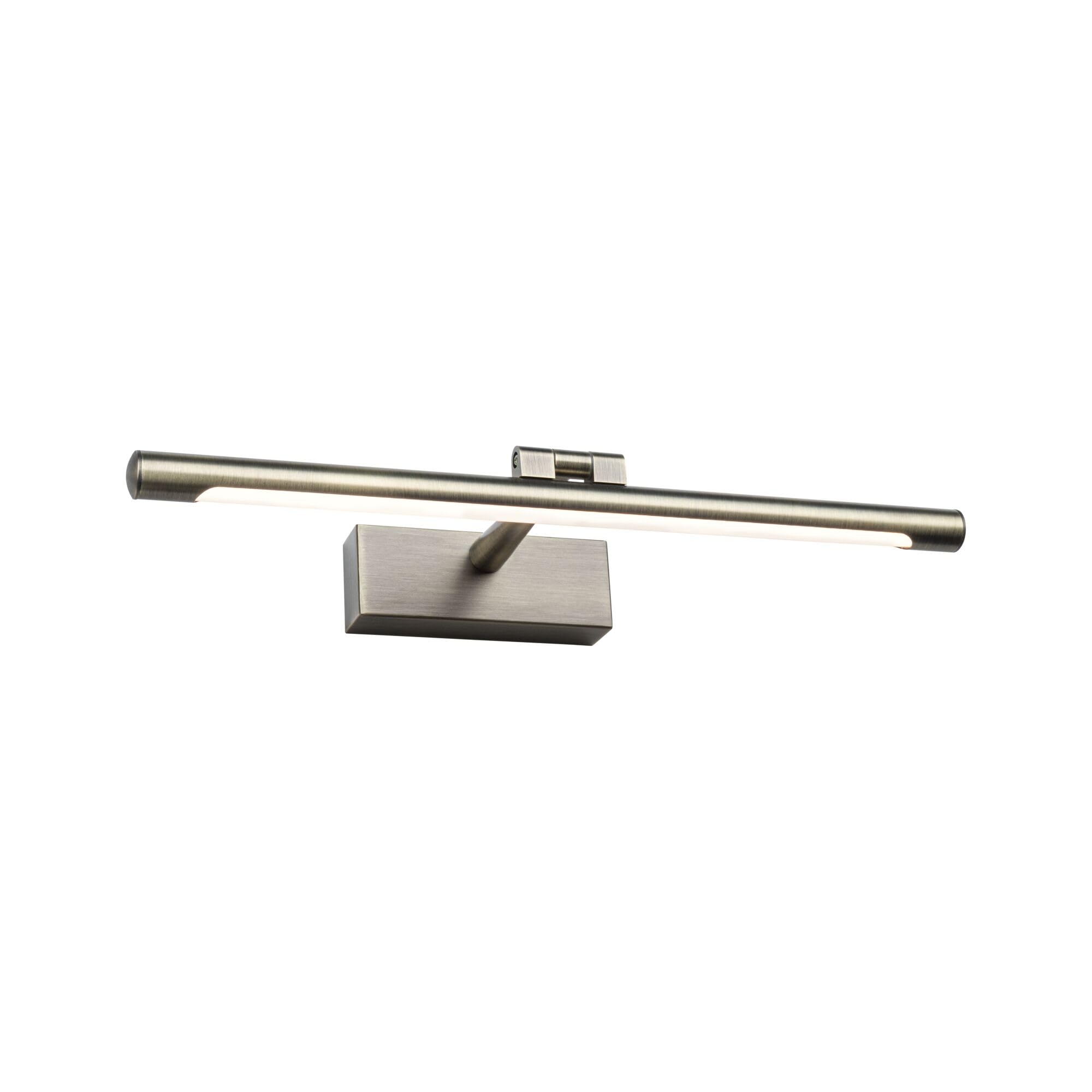 Paulmann 95562 LED Bilderleuchte Mingo 400mm incl. 1x9,5 W Warmweiß Altmessing Bildbeleuchtung Metall, Kunststoff Wandlampe 3000 K