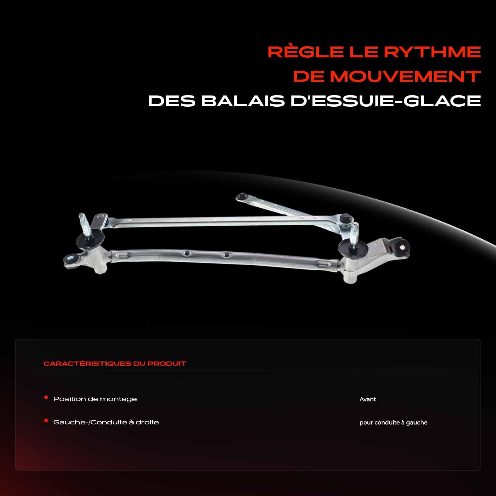 Frankberg tringlerie d'essuie-glace, tringlerie d'essuie-glace | sans moteur, 28800-JD900; Compatible avec: JJ10E NJ10