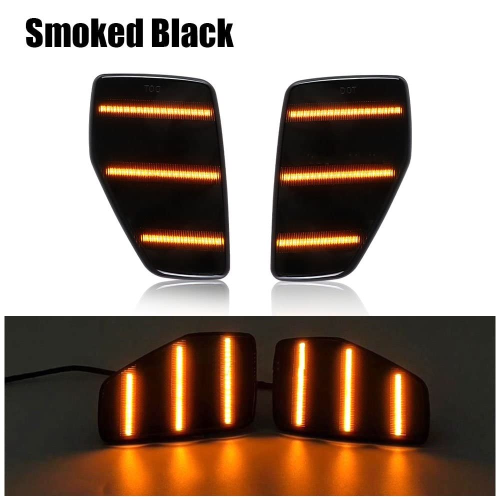 Feux Clignotants Latéraux Jodriva Pour Hummer H3 / H3T 2006-2010 - 39 SMD LED Canbus