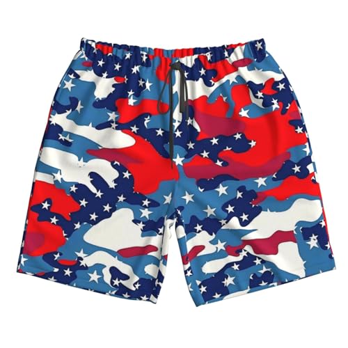 Men's Hawaiian Swim Trunks Quick Dry Beach Shorts with Pockets4