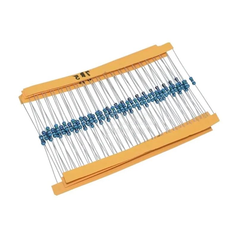 2600pcs/lot 130 Values 1/4W 0.25W 1% Metal Film Resistors Assorted Pack Kit Set Lot Resistors Assortment Kits Fixed Resistor (2600PCS Without Box)