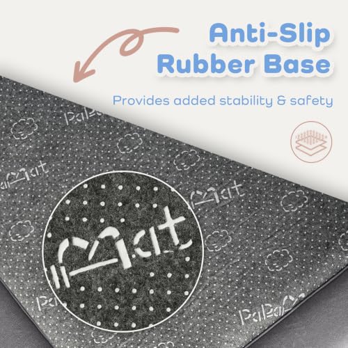 Image of 1.3 inch Thick Baby Play Mat for Floor,28x72 Area Rugs,Non-Slip,Dark Grey