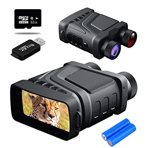 Prismáticos de visión nocturna infrarrojo 850nm zoom 5x y batería recargable