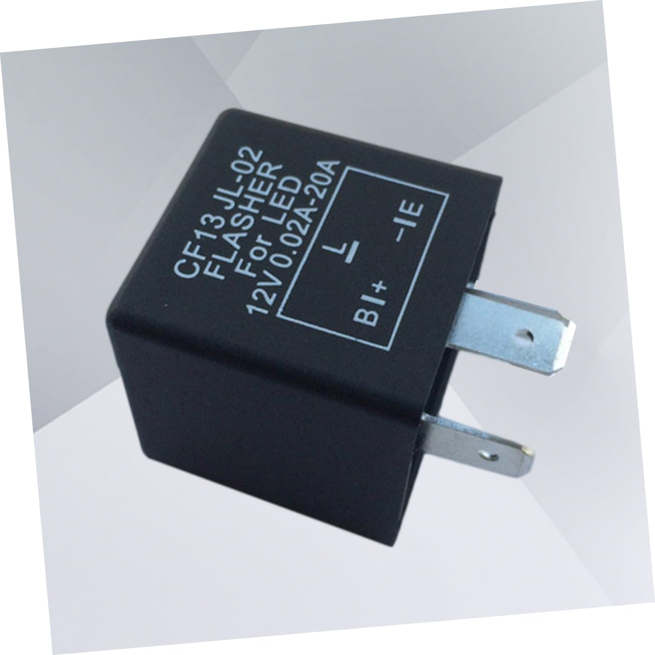 Gatuida 3-pin Signal Flasher Relay Led Flasher Relay Car Supplies Direct Replacement Solve Led Turn Signal Indicator Problems