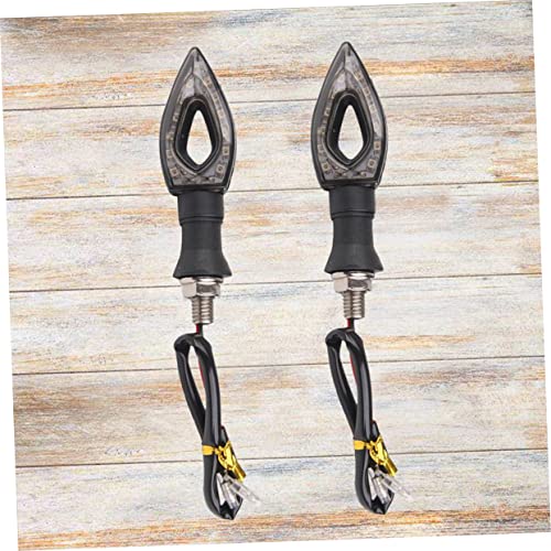 RUNROTOO 2Pcs Luzes De Sinalização De Motocicleta Luzes De Corrida Durante O Dia