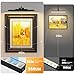Dimmable Cordless Picture Light with Controller and Timer, Rechargeable 5000mAh Battery Wall Sconce for Wall Pictures, 16in Wall Light for Gallery Artwork, Paintings, Phote, Portraits - Black