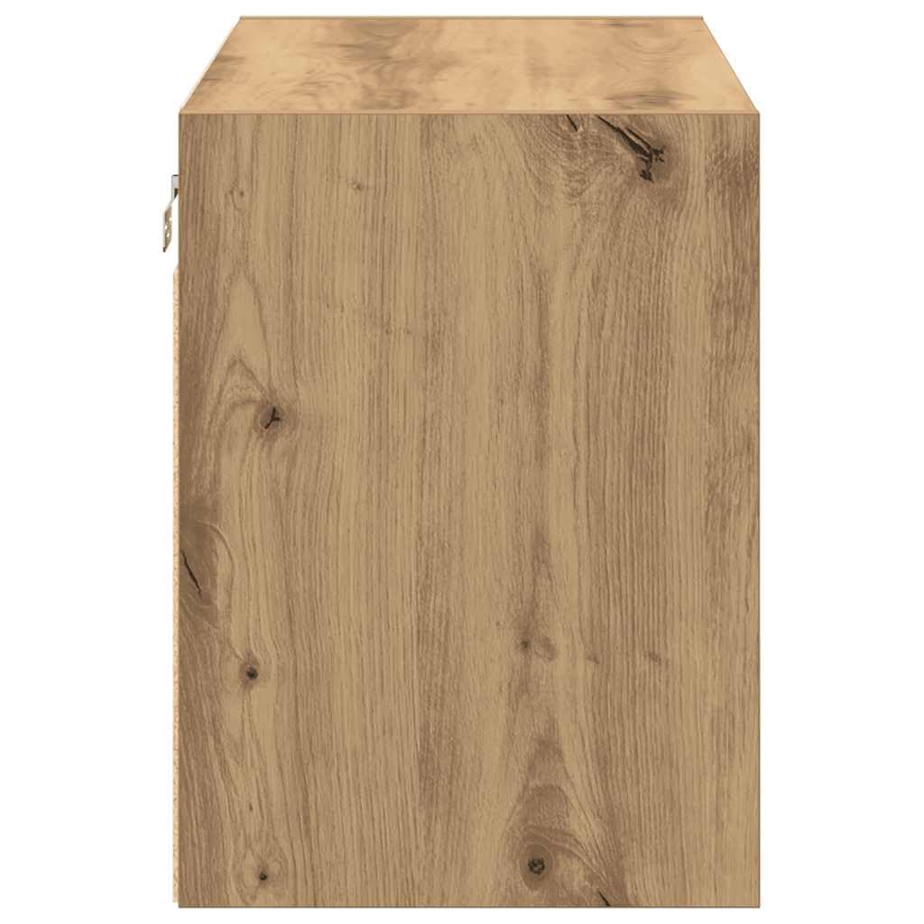 vidaXL Garagen-Wandschrank Artisan-Eiche, Lager- und Aufbewahrungsschrank