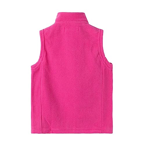 LittleSpring Kids Fleece Vest Jacket Full-Zip Warm Sleeveless2