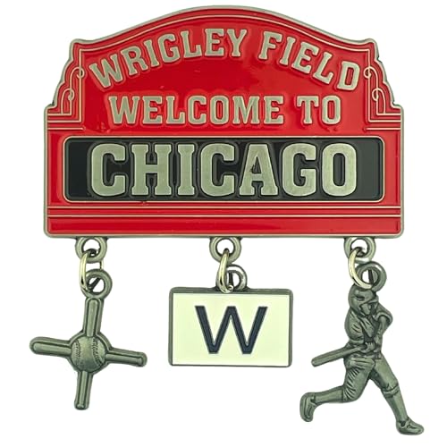 Imán Decorativo Souvenir Wrigley Field 3x3 Pulgadas miniatura 1