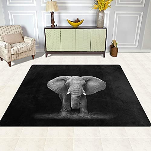 Alalal RUGS-2-20210407 African Elephant Area Rug thumb #1