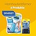 Elektrischer Hornhautentferner Express für Männer für nasse, feuchte & trockene Füße + 2 Extra Ersatzrollen Extra stark Scholl Velvet Smooth