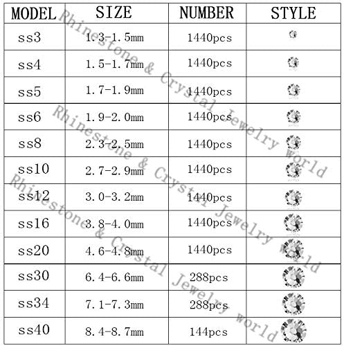 Ss30 Ss34 Ss40 Ss50 Crystal Ab Silver Plated Flat Back 3D Non Hotfix Sticker Glue On Nail Art Rhinestones.