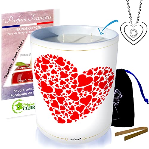 ArtGosse Vela con joya decorada con cristales de Swarovski® • 2 mechas...