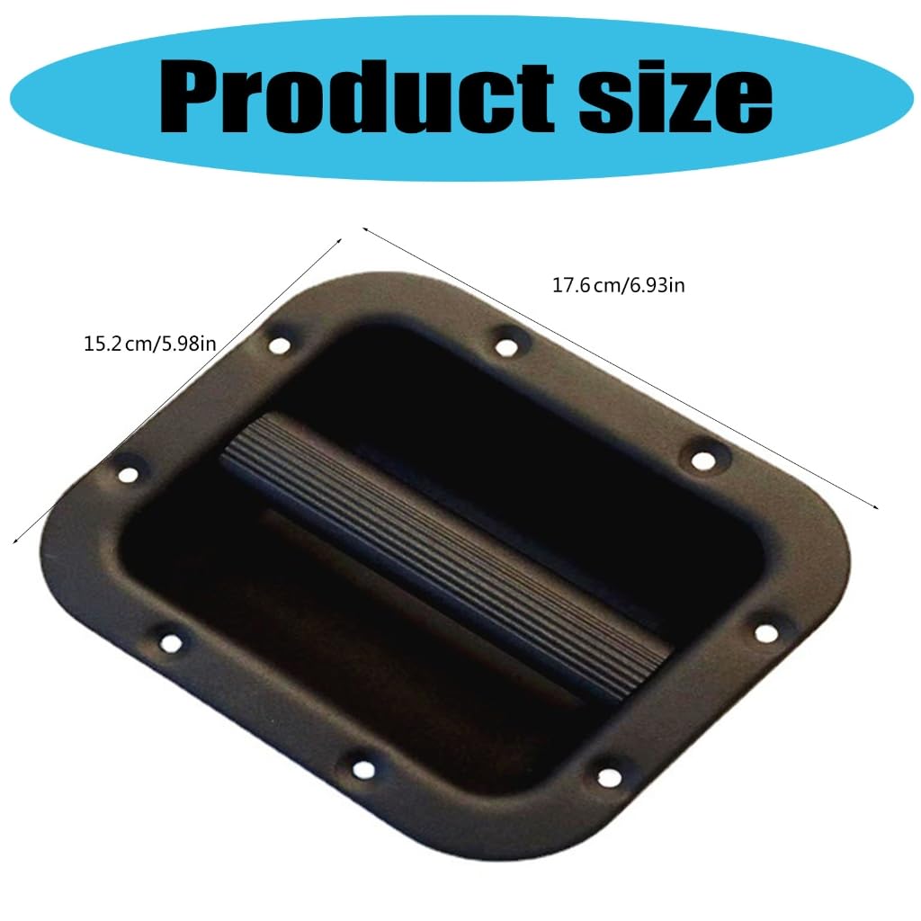 Lautsprechergriff, Subwoofer, Verstärker, Lautsprecher, Schrankgriff, Metallgriff, Klangzubehör, Einbaulautsprecher-Griff, 2 Stück
