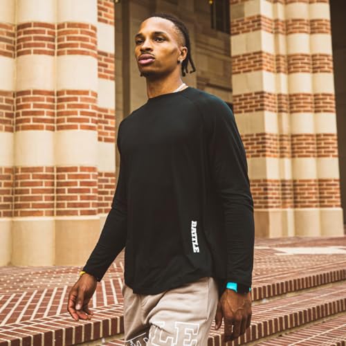 Battle Sports Speed Workout Long Sleeve Shirt, Athletic Training Bodybuilding Shirts Gym T-Shirt2