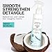Pacifica Coconut Milk Hair Detangler Spray – Leave-In Conditioning Elixir for Tangle-Free Hair – Instantly Detangles Knots, Adds Shine & Moisture, Prevents Breakage & Frizz – Vegan & Cruelty-Free