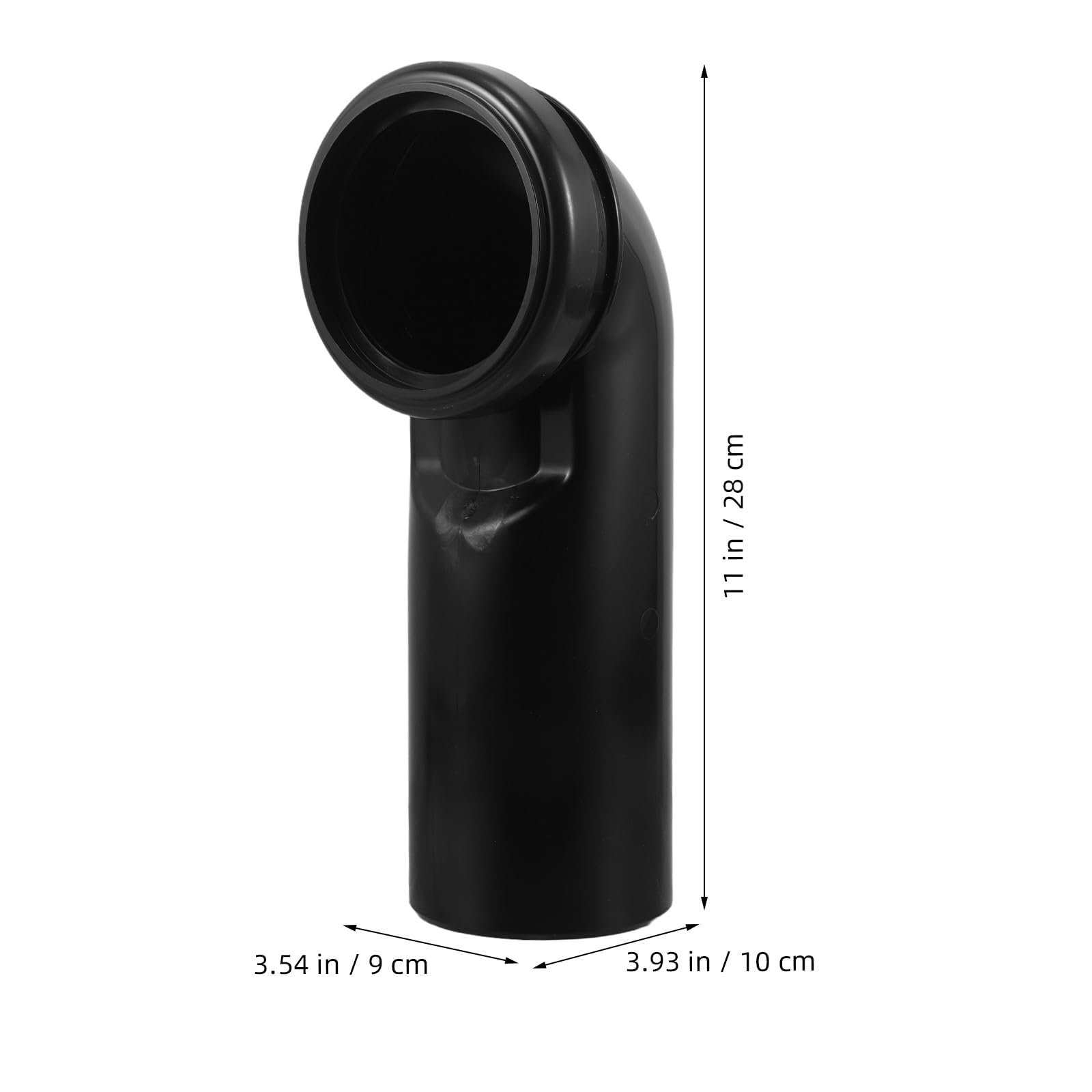 Toilettenverlegungsrohr 90mm Schwarz Pvc für Badezimmer