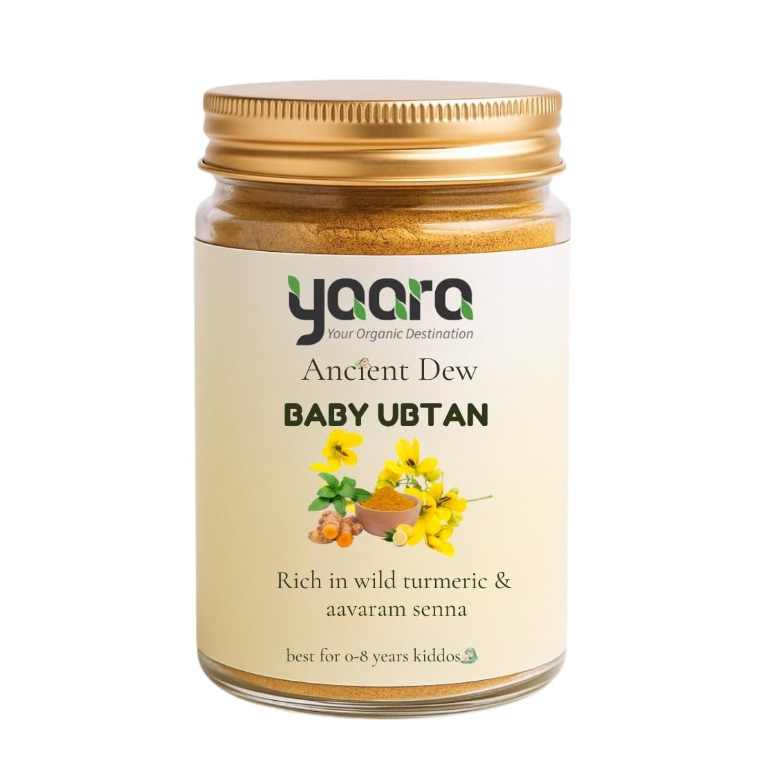 YAARA - Ancient Dew Baby Ubtan - 160g | For Tan-free Soft & Glowing Skin | Chemical-free Herbal Nalangu Maavu/Sunnipindi Bath Powder for Babies, Kids-picture-24