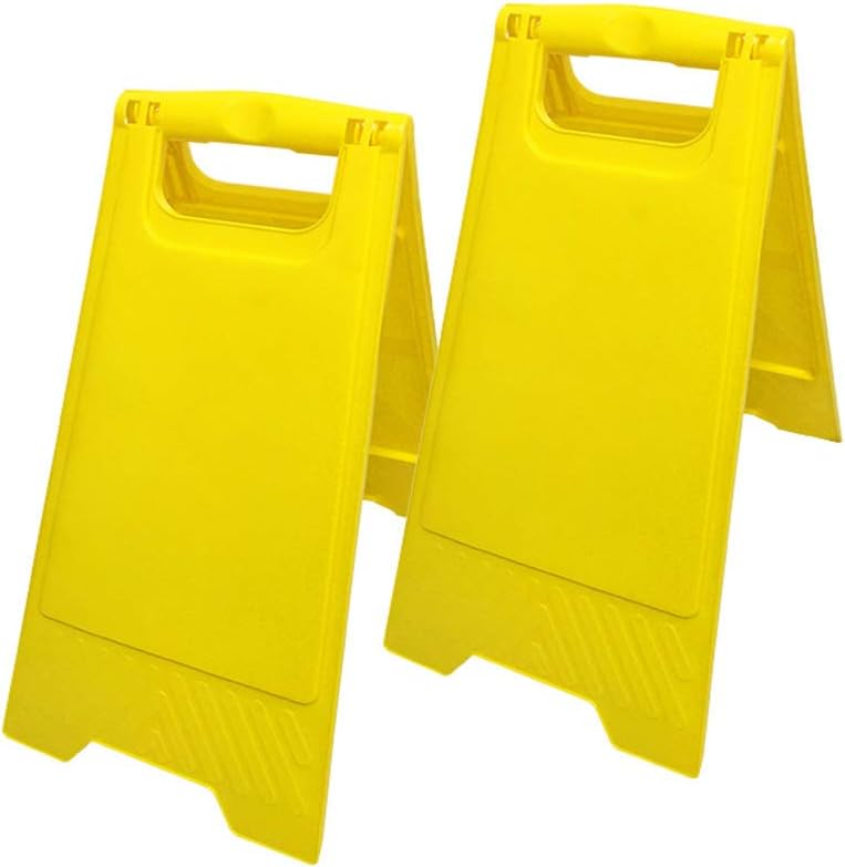Blank Floor Sign A-Frame Folding,11.5" x 24" [Pack of 2]