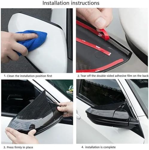 Coque rétroviseur Civic 100% compatible Civic 10 pour masquer rayures boîtier - 3