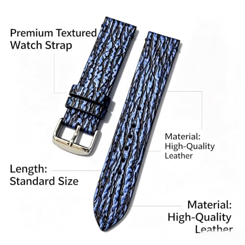 Image of Moran Quick Release Leather Watch Band 18mm 19mm 20mm 21mm 22mm 23mm 24mm Quick Release Calfskin Watch Strap for Men and Women