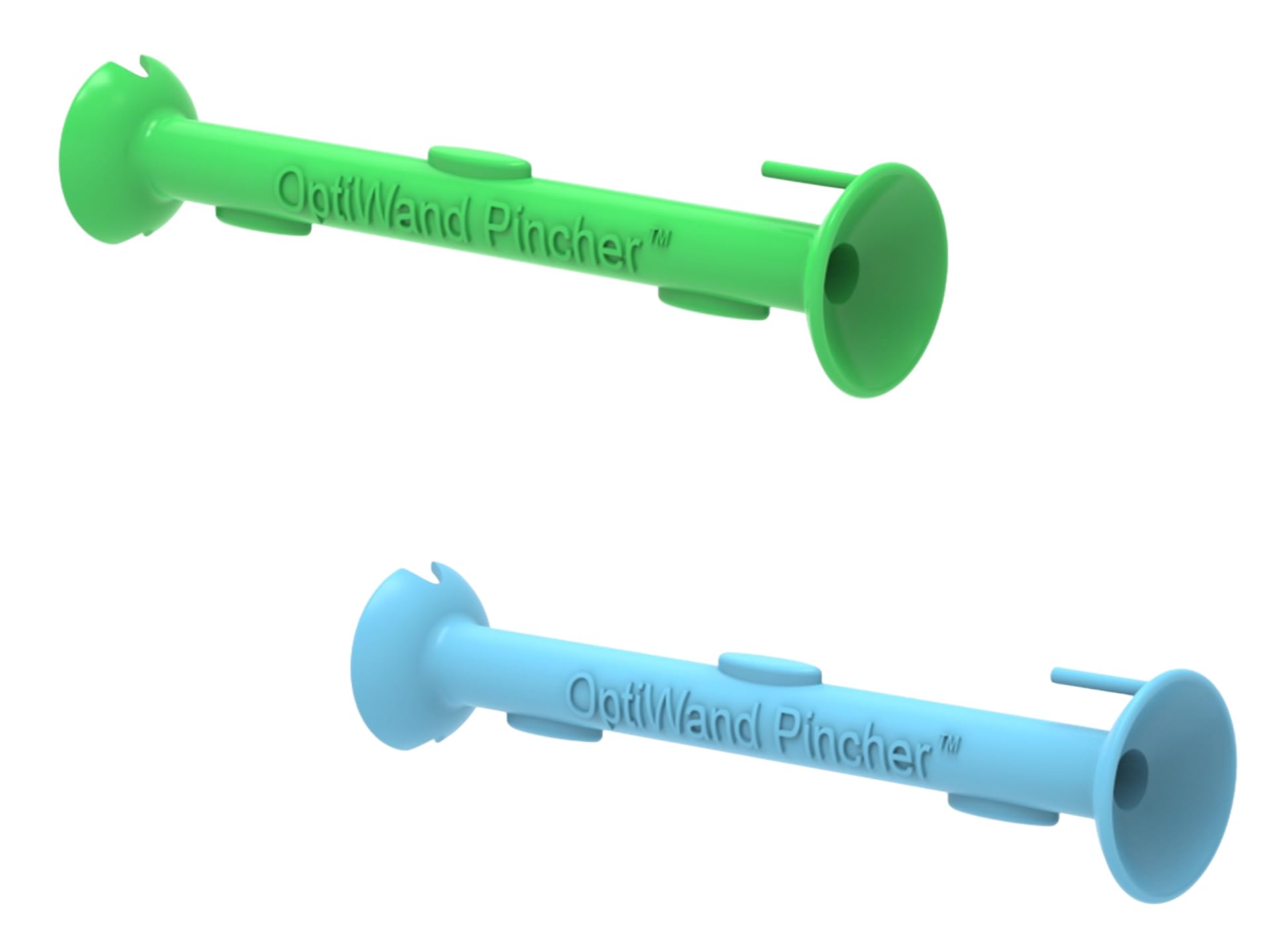 Pincher 2 Pack Portable Soft Contact Lens Removal & Insertion Tool Silicone Rubber Soft Lens Inserter & Remover Device with Pincher End & Finger Grips Safe & Easy on Eyes Travel Size 2.3"