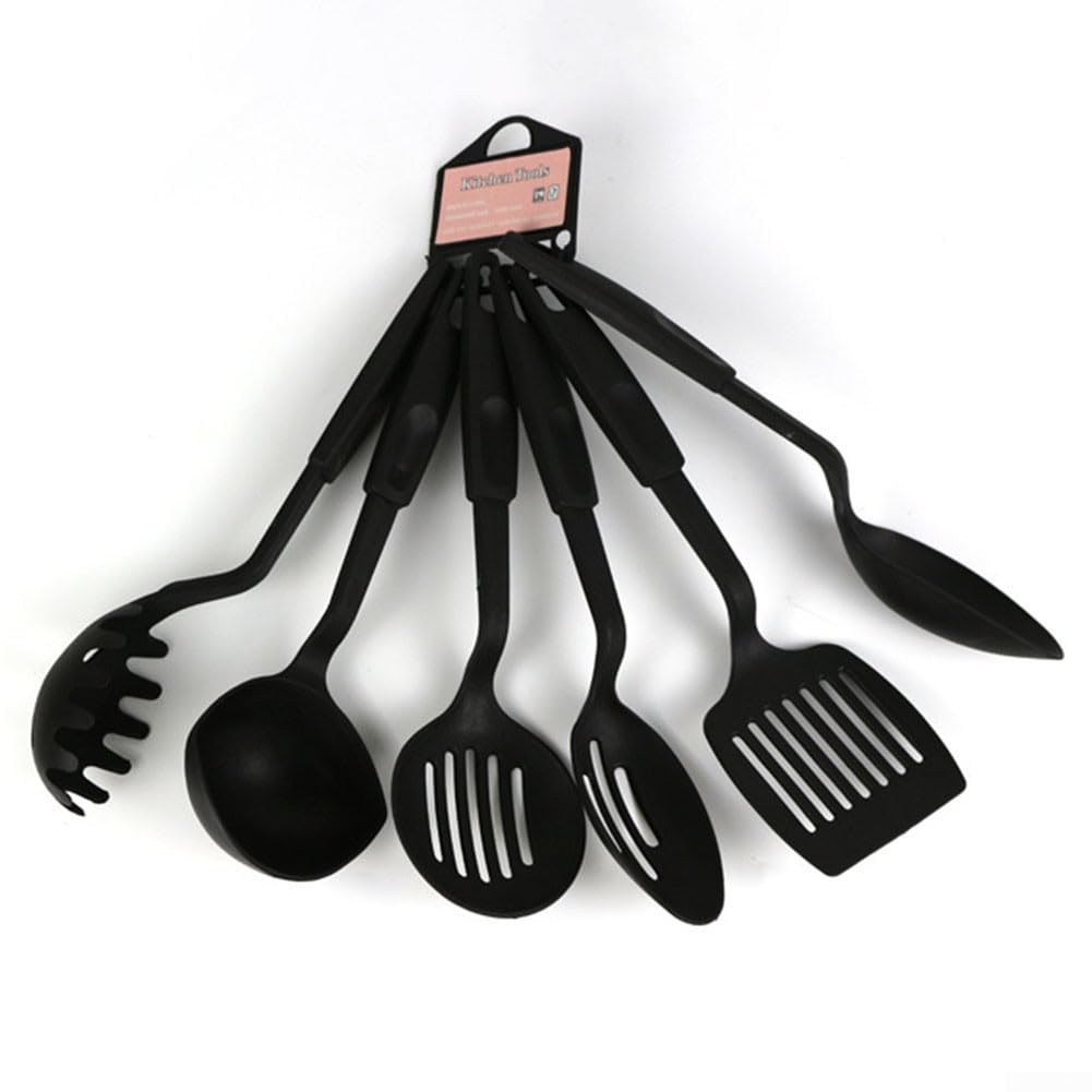 6Pcs Kitchen Utensils Set, Nylon Cooking Utensils Set, Heat Resistant Non-stick Food Nylon Kitchen Gadgets Accessories