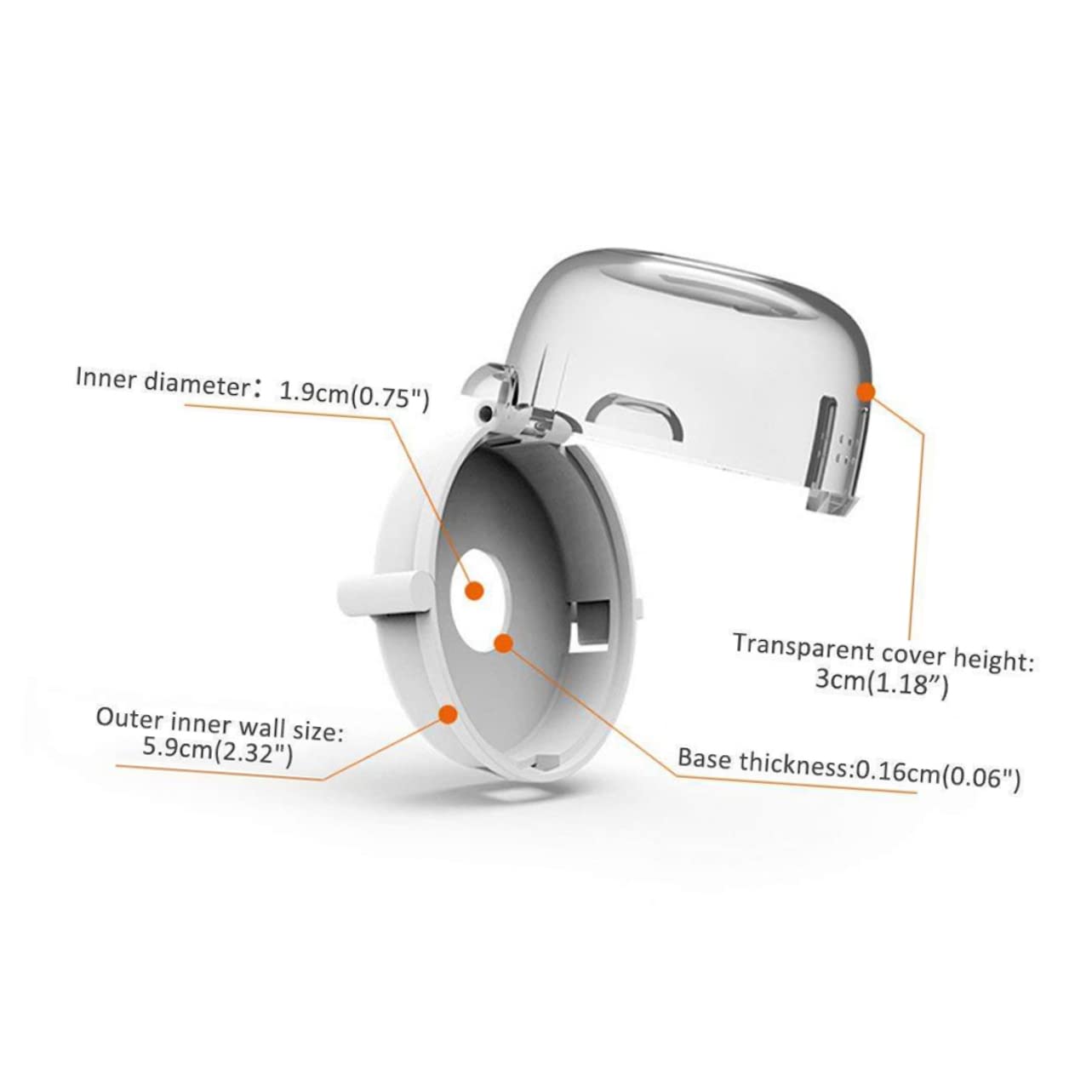 Toyvian Stove Knob Covers Child Proof Gas Stove Burner Covers for Kitchen Safety