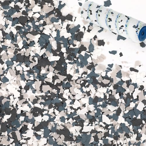 2800G 6.17Lb Blend Decorative Color Chips,Epoxy Flakes Blend Concrete Floor Coatings,Decorative