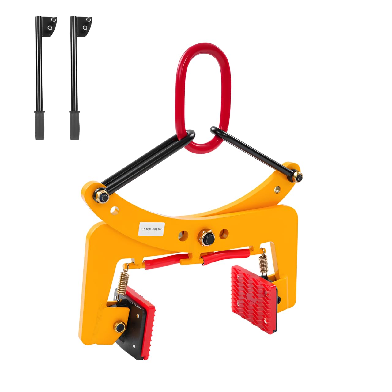 Pinza di fissaggio per bordi, 280 kg/325 kg/500 kg, morsetto per pietra regolabile, pinza di sollevamento a mano e asta per pavimentazione, per sollevamento e trasporto (325 kg)