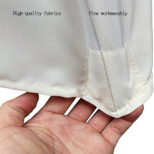 12 Ribs Double-Sided Patio Umbrella Replacement Canopy - 15x9ft Outdoor Market Umbrella Top Cover, Durable Waterproof Canvas, Perfect for Garden & Deck Use